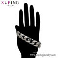 75518 Xuping china fornecedores de jóias de aço inoxidável pulseiras cadeia de ouro novo pulseiras design simples para homens